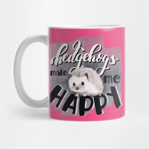 Hedgehogs make me happy by Alies